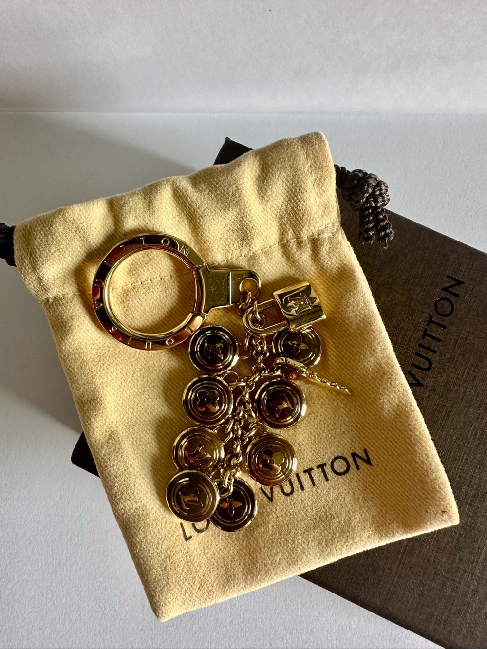 Louis Vuitton Porte-Clés Pastilles Monogram Enamel Bag Charm Key Holder Full Set